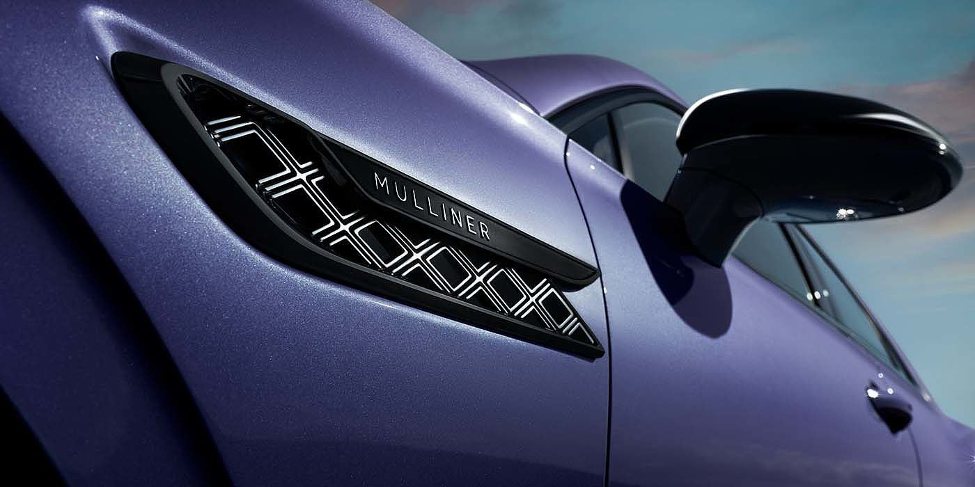 Bentley Emirates -  Dubai Bentley Flying Spur Mulliner in Tanzanite Purple paint with Blackline Specification wing vent